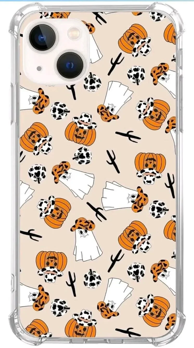 Hippie Halloween Pumpkin Phone Case Cover for Iphone 14